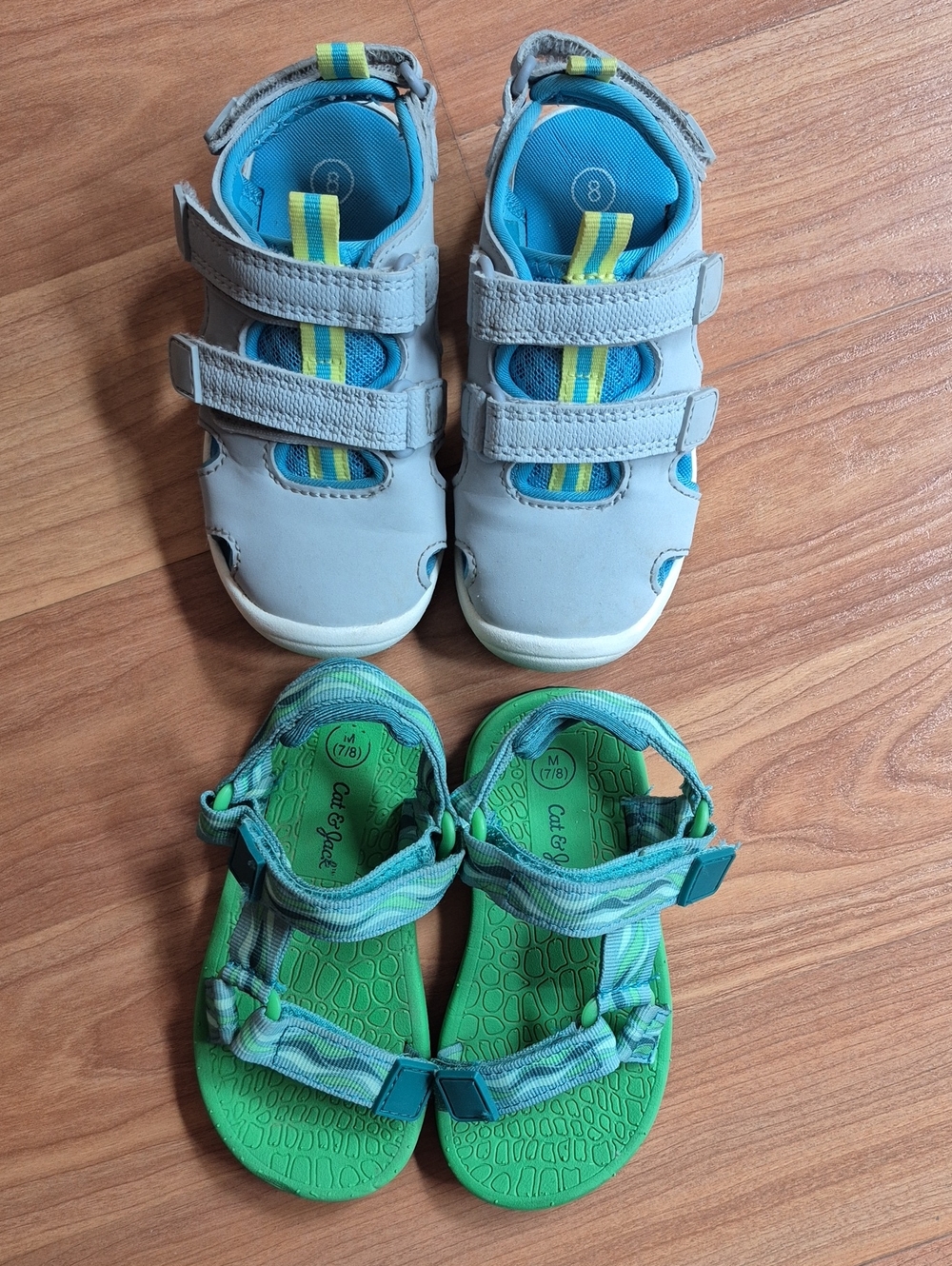 Cat & Jack Sandals - BUNDLE OF TWO Size 8 Toddler Sandals